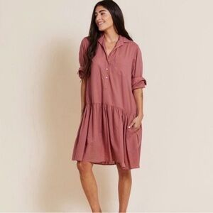 Grayson The Changemaker Midi Dress - Small 02 Rosewood Muave